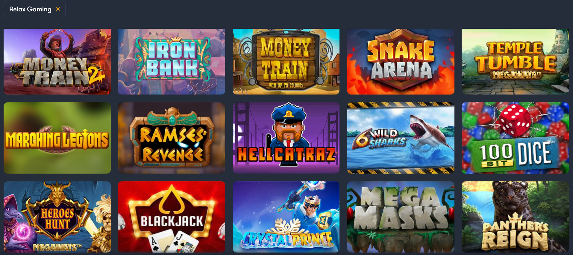 Relax Gaming slots